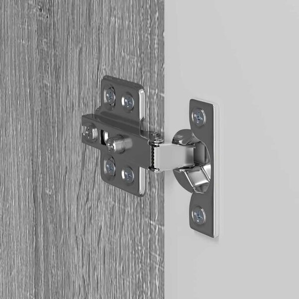 VidaXL TV Fali Szekrény 2 pcs Szürke Sonoma 59,5 x 31 x 40 cm Faanyag