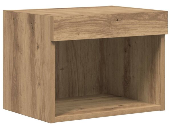VidaXL TV Fali Szekrények 4 pcs Fekete tölgy 40 x 30 x 30 cm Faanyag