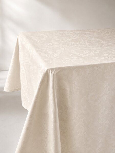 Sinsay - Asztalterítő jacquard ornamentális mintával - krémszínű