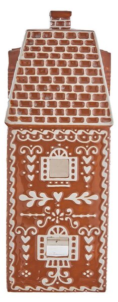 GINGERBREAD kerámia mézeskalács ház 30 cm