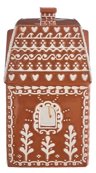 GINGERBREAD kerámia mézeskalács ház 24 cm