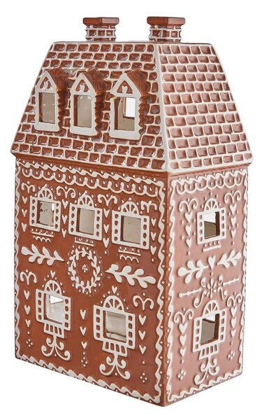 GINGERBREAD kerámia mézeskalács ház 30 cm