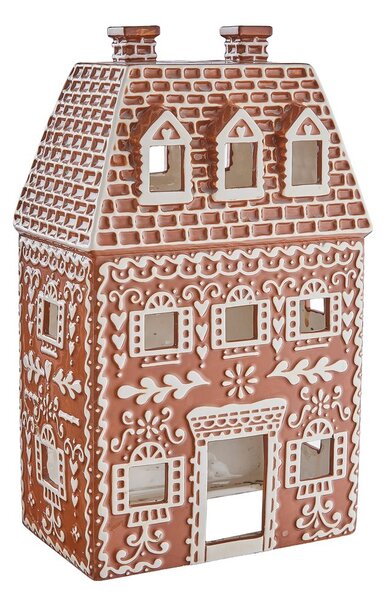 GINGERBREAD kerámia mézeskalács ház 30 cm
