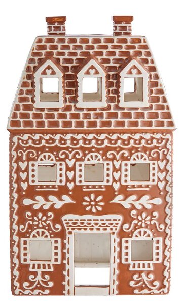 GINGERBREAD kerámia mézeskalács ház 30 cm