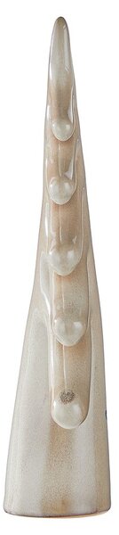 SYLVAN SPIRIT kerámia dekor fenyő 28 cm , bézs