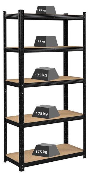 Nagy teherbírású polc P 90x40x180 cm 175 kg