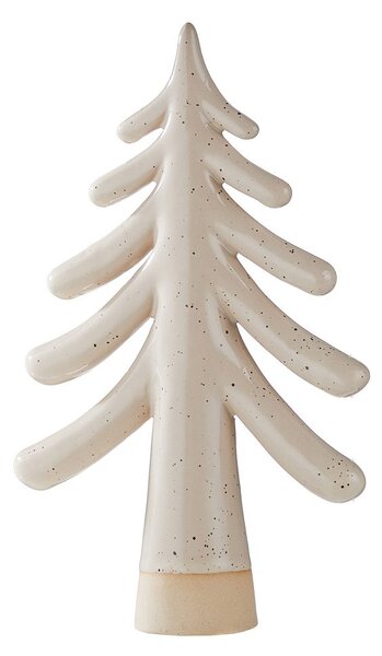 SYLVAN SPIRIT kerámia dekor fenyő 20 cm , bézs