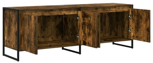 VidaXL TV szekrény Füstös tölgy 140 x 36 x 49.5 cm Faanyag