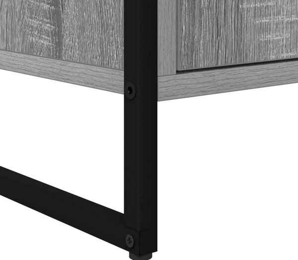 VidaXL TV szekrény Szürke Sonoma 140 x 36 x 49.5 cm Faanyag