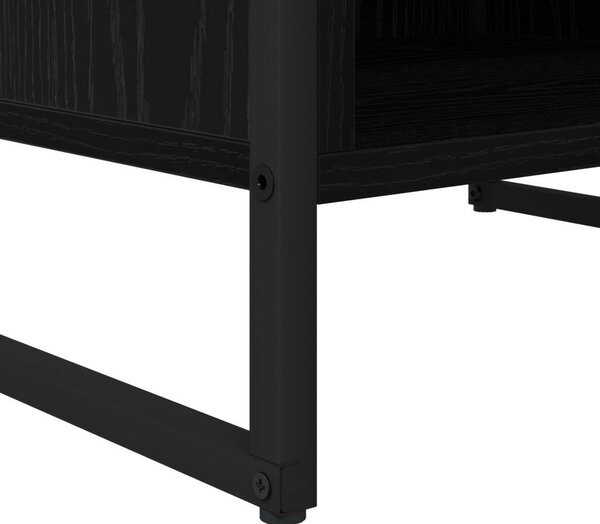 VidaXL TV szekrény Fekete tölgy 170.5 x 36 x 30.5 cm Faanyag