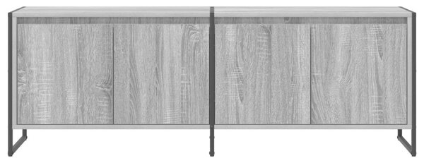 VidaXL TV szekrény Szürke Sonoma 140 x 36 x 49.5 cm Faanyag