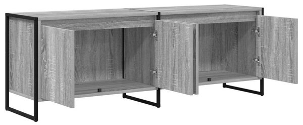 VidaXL TV szekrény Szürke Sonoma 140 x 36 x 49.5 cm Faanyag