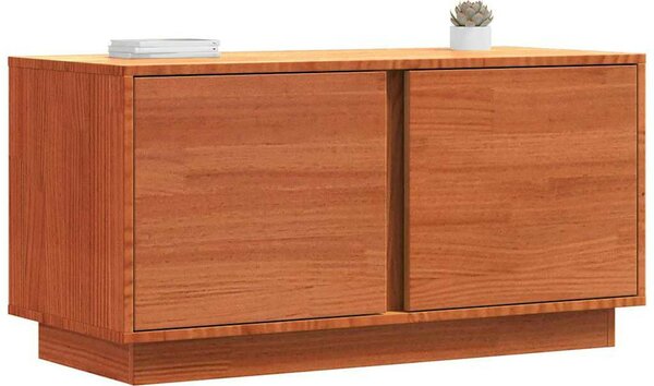 VidaXL TV szekrény Faggyú barna 80 x 35 x 40,5 cm Tömör fenyőfa