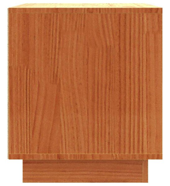 VidaXL TV szekrény Faggyú barna 80 x 35 x 40,5 cm Tömör fenyőfa