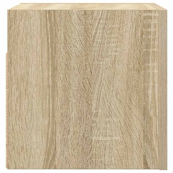 4 db sonoma tölgy falra szerelhető TV-szekrény 30,5x30x30 cm