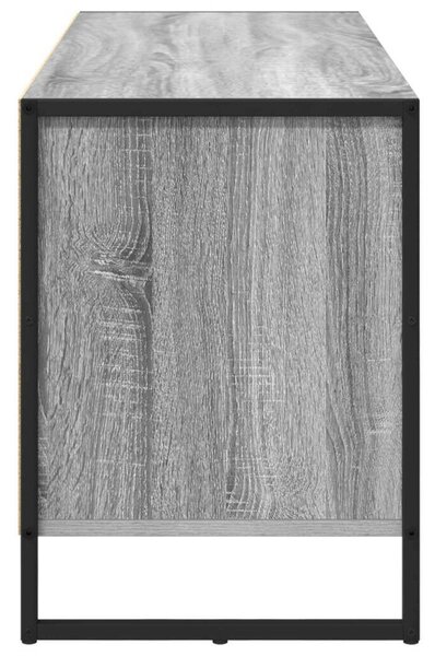 VidaXL TV szekrény fiókkal Szürke Sonoma 100 x 36 x 49.5 cm Faanyag