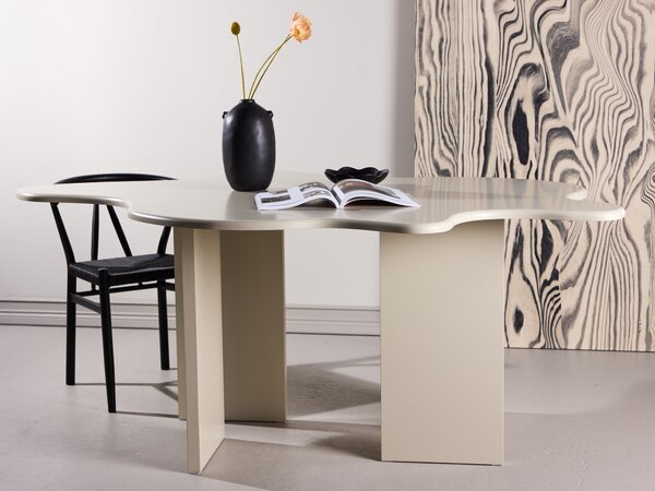 Asztal Dallas 4938, 76x123cm, Bézs