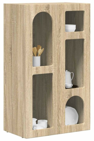 VidaXL Széf Sonoma tölgy 59 x 35 x 100,5 cm Faanyag