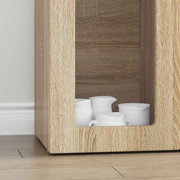VidaXL Széf Sonoma tölgy 59 x 35 x 100,5 cm Faanyag
