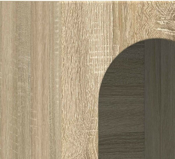 VidaXL Széf Sonoma tölgy 59 x 35 x 100,5 cm Faanyag