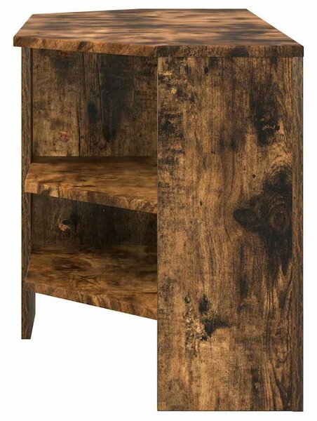 VidaXL SarokTVSzekrény Füstölt tölgy 102 x 40,5 x 45 cm Faanyag