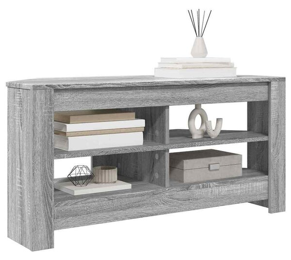 VidaXL SarokTVSzekrény Szürke Sonoma 102 x 40,5 x 45 cm Faanyag