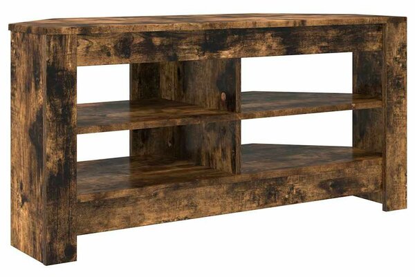 VidaXL SarokTVSzekrény Füstölt tölgy 102 x 40,5 x 45 cm Faanyag