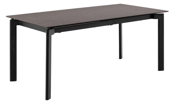 Asztal Norsica 974, 76x90cm, Fekete