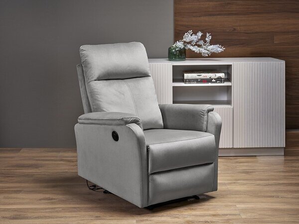 Relax fotelágy Houston 2081, Kárpit, 81x77x88cm, Szürke