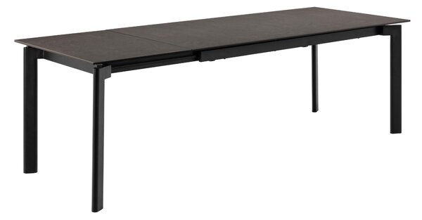 Asztal Norsica 974, 76x90cm, Fekete