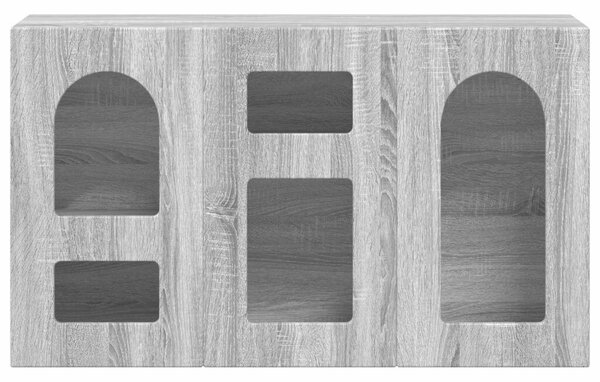 VidaXL Széf Szürke Sonoma 100 x 35 x 59 cm Faanyag