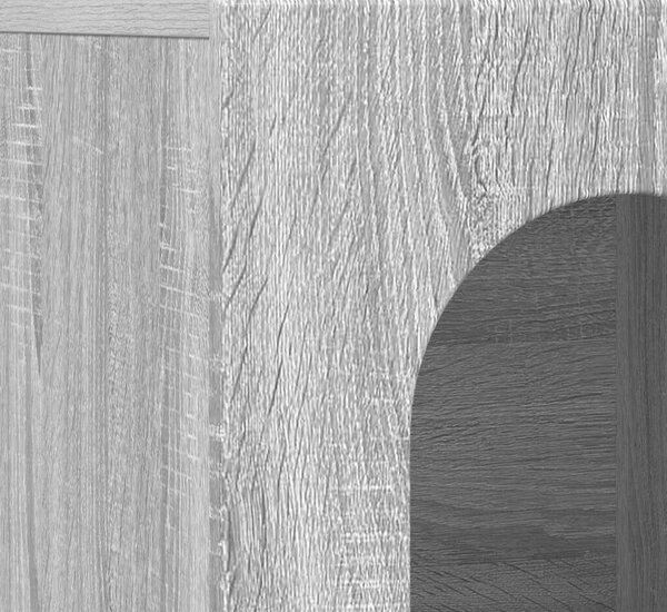 VidaXL Széf Szürke Sonoma 100 x 35 x 59 cm Faanyag