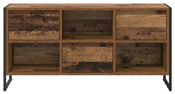 VidaXL TV szekrény fiókkal Öreg fa 100 x 36 x 49,5 cm Faanyag