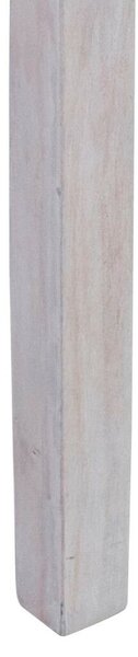 VidaXL Étkezőszék 2 pcs Fehér Mosás 45 x 54 x 93 cm Tömör Mahagóni Fa