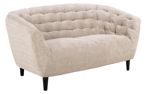 Chesterfield kanapé Norsica 260, Bézs, 150x84x78cm, Lábak: Fa,Részben összeszerelt, Kaucsuk