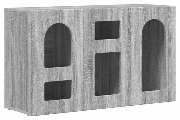 VidaXL Széf Szürke Sonoma 100 x 35 x 59 cm Faanyag