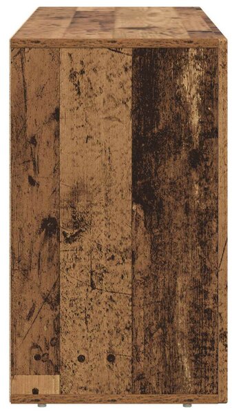 VidaXL Széf Öreg fa 100 x 35 x 59 cm Faanyag