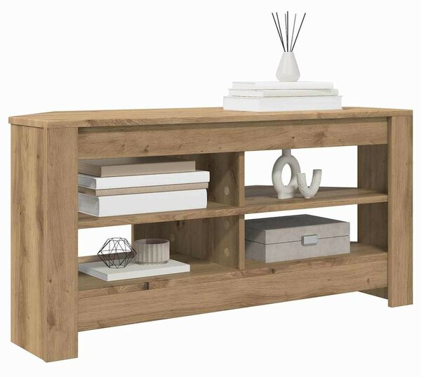 VidaXL SarokTVSzekrény Öreg fa 102 x 40,5 x 45 cm Faanyag