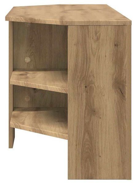 VidaXL SarokTVSzekrény Öreg fa 102 x 40,5 x 45 cm Faanyag