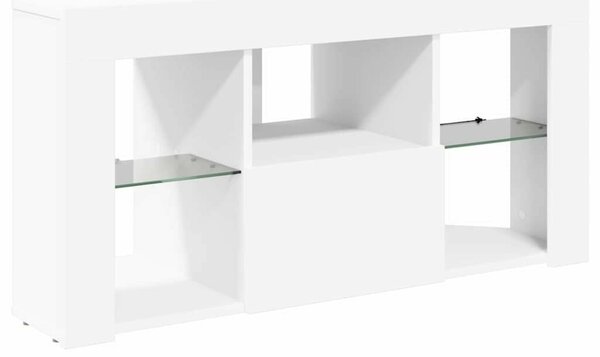 VidaXL Sarok LED TV szekrény Fehér 100 x 40 x 50 cm Faanyag