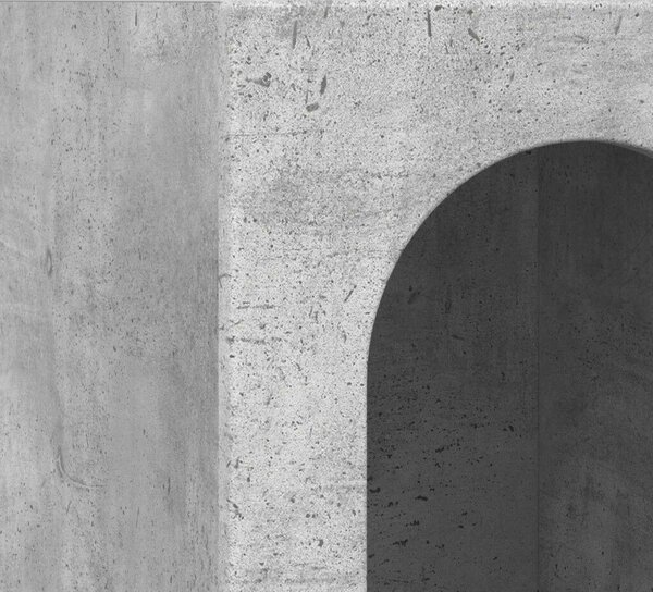 VidaXL Széf Beton Szürke 59 x 35 x 100,5 cm Faanyag
