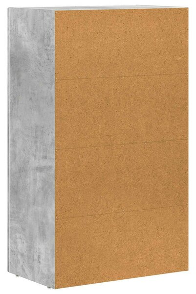 VidaXL Széf Beton Szürke 59 x 35 x 100,5 cm Faanyag