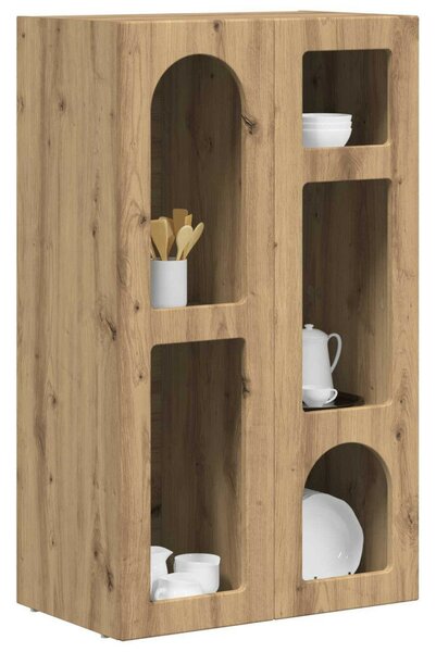 VidaXL Széf Artisan tölgy 59 x 35 x 100,5 cm Faanyag