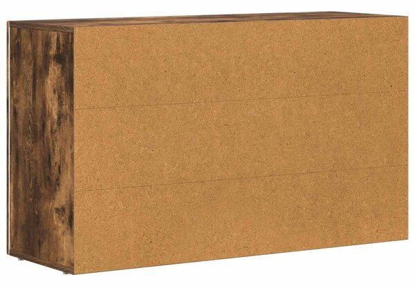 VidaXL Széf Füstölt tölgy 100 x 35 x 59 cm Faanyag