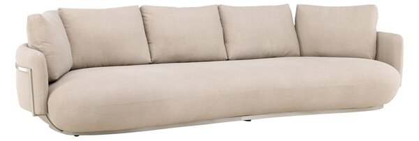 Kanapé Dallas 4981, Kárpit, 58x275x113cm, Bézs