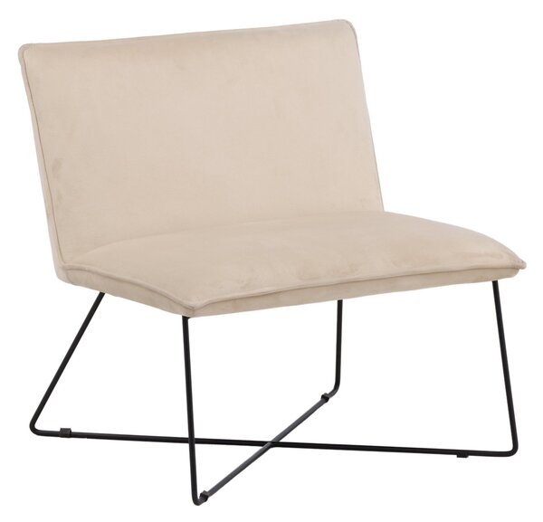 Fotel Dallas 5000, Kárpit, 83x62x72cm, Bézs, Fekete