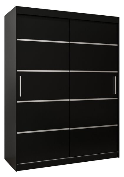 Ruhásszekrény 180 cm Verika 1 180 (fekete). Akció -22%
