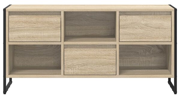 VidaXL TV szekrény fiókkal Sonoma 100 x 36 x 49,5 cm Faanyag