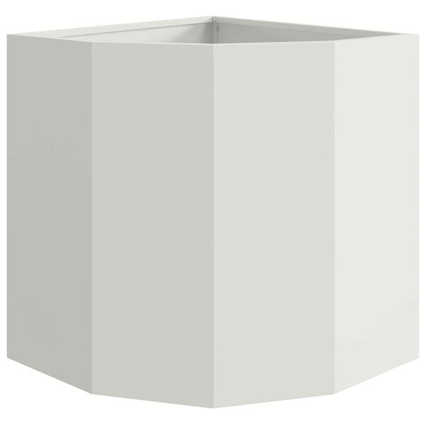 Sarok Virágtartó Fehér 45 x 45 x 50 cm Acél