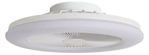 Vedin LED mennyezeti ventilátor, Ø 45 cm, RGBW, dimmelhető, fehér, DC – Lindby Lindby, Vedin, dimmable, Fehér, Nappali, Műanyag, Modern